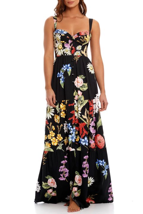 dunna  long floral dress