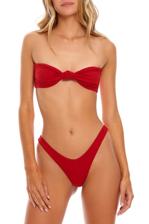 Lucille strapless bikini top