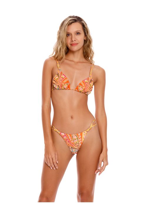 Eco sunny handcrafted bikini top