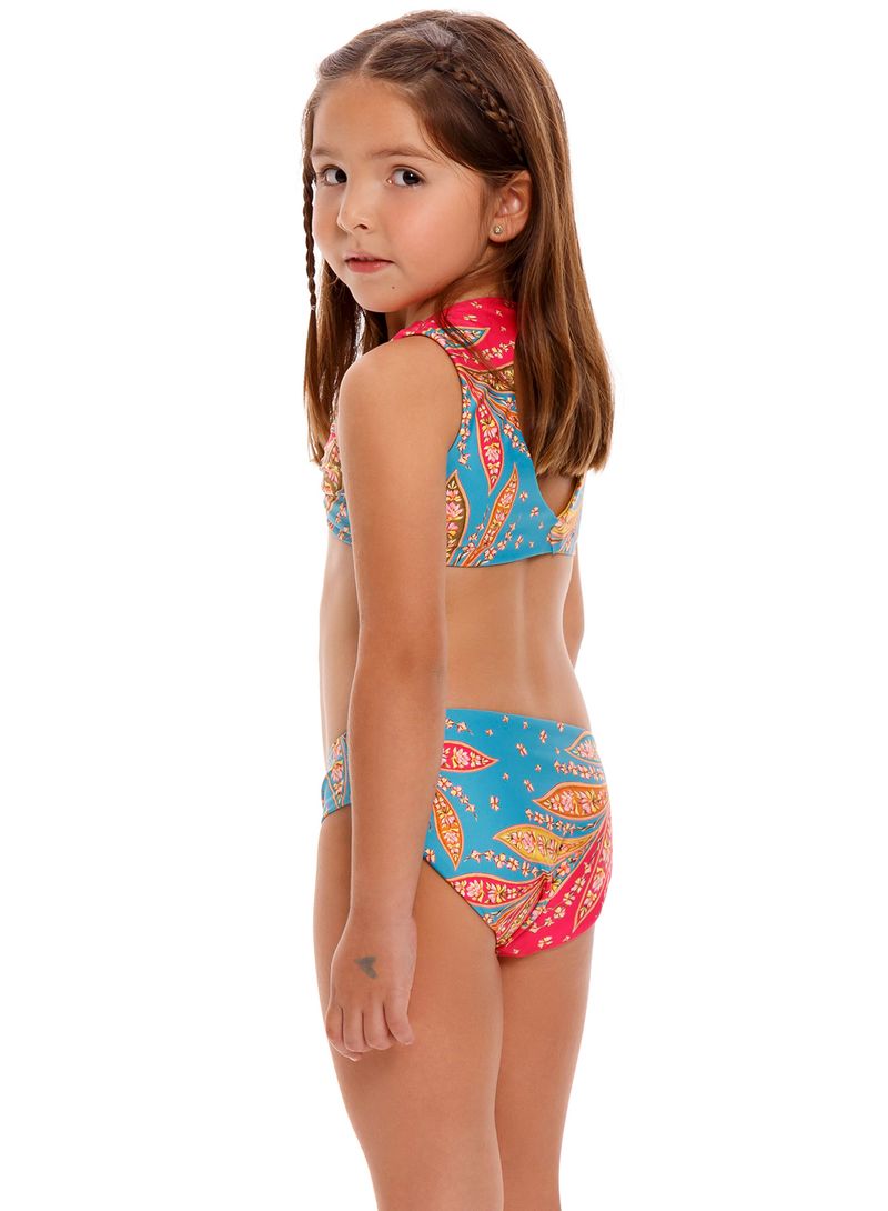 Agua Bendita Girls Bikini Set Sabrina Cotton Candy