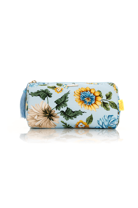 Aine Blue Beauty Bag